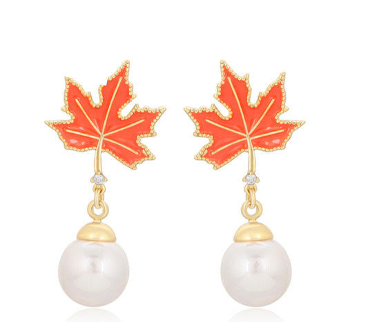 Maple Leaf Earrings