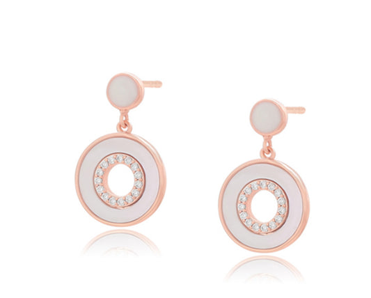 Circle Drop Earrings