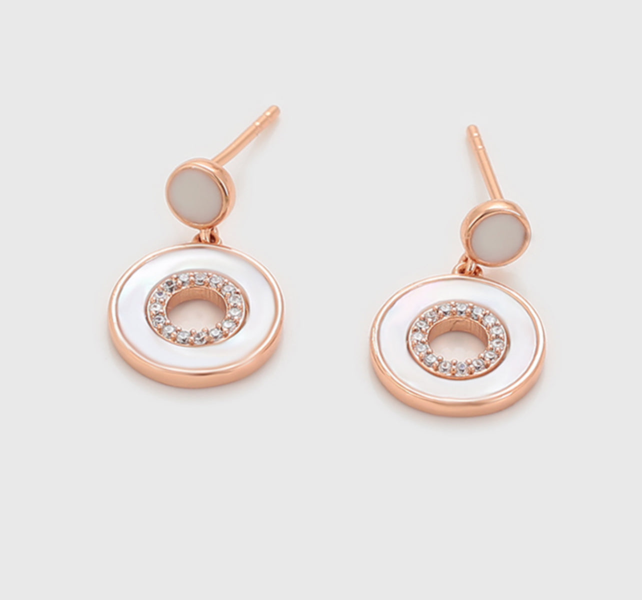 Circle Drop Earrings