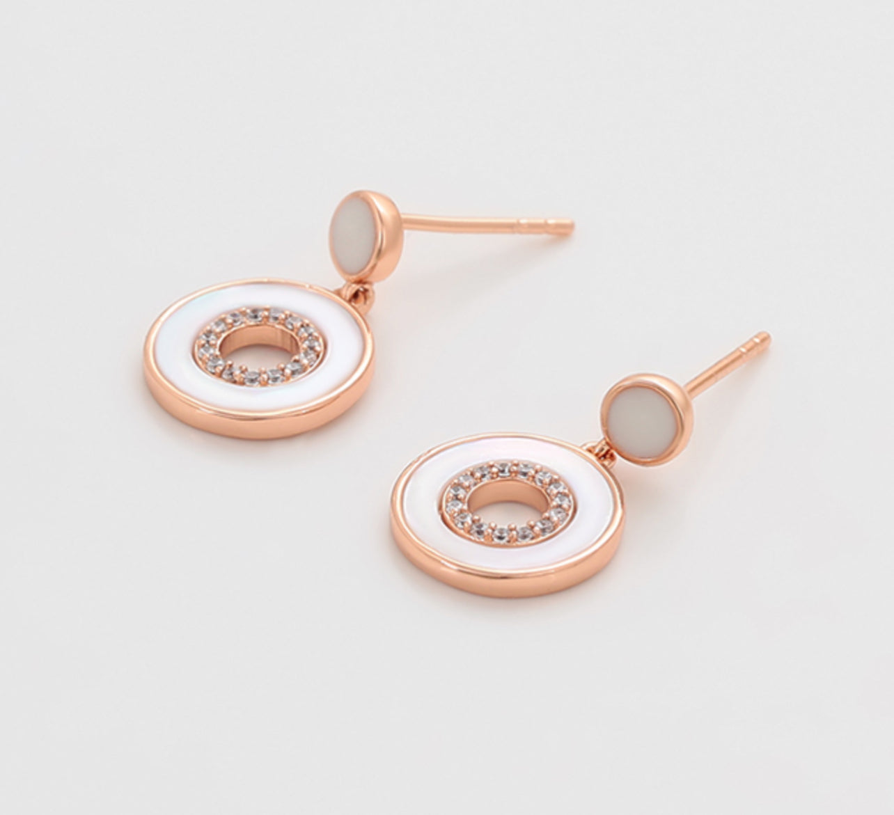 Circle Drop Earrings