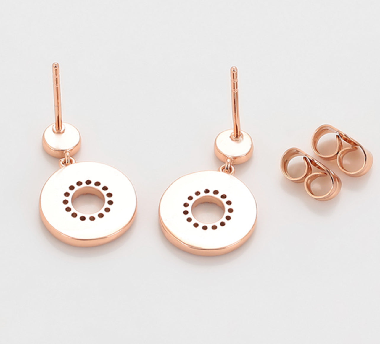 Circle Drop Earrings